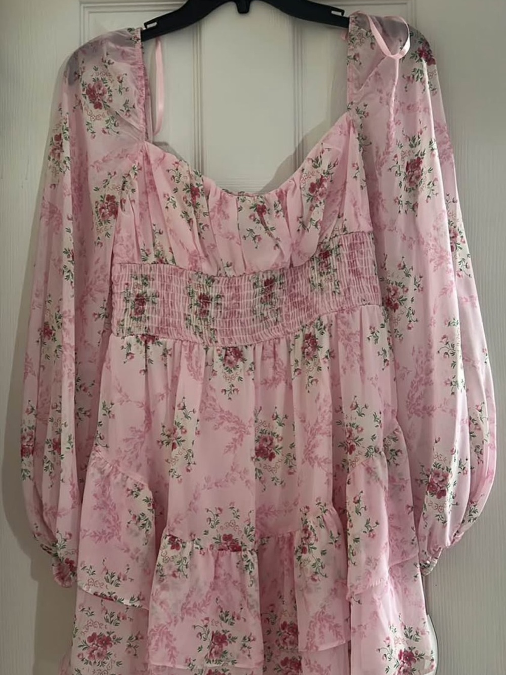 B. Darlin Light Pink Floral Dress